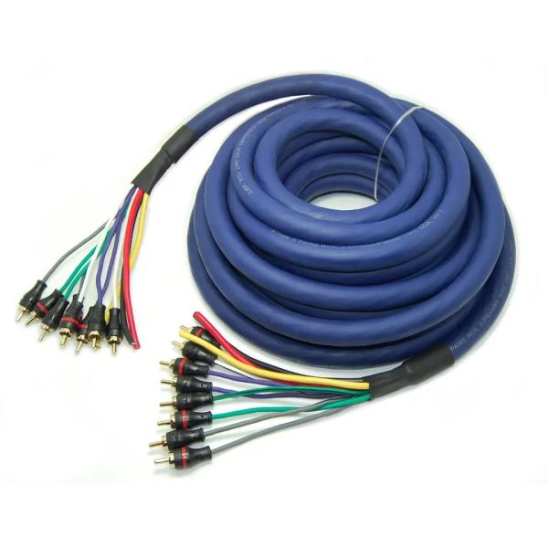 100% кислород без медного многоканального аудио 10 RCA Power Medusa кабель для профессионалов