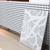 Panneaux d' aluminium perforés à l' épreuve du feu, panneaux décoratifs en aluminium pour revêtements muraux de bâtiments