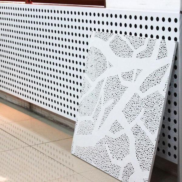 Fire-proof Perforated Aluminum Sheets With Custom Designs For Exterior Wall Decoration
