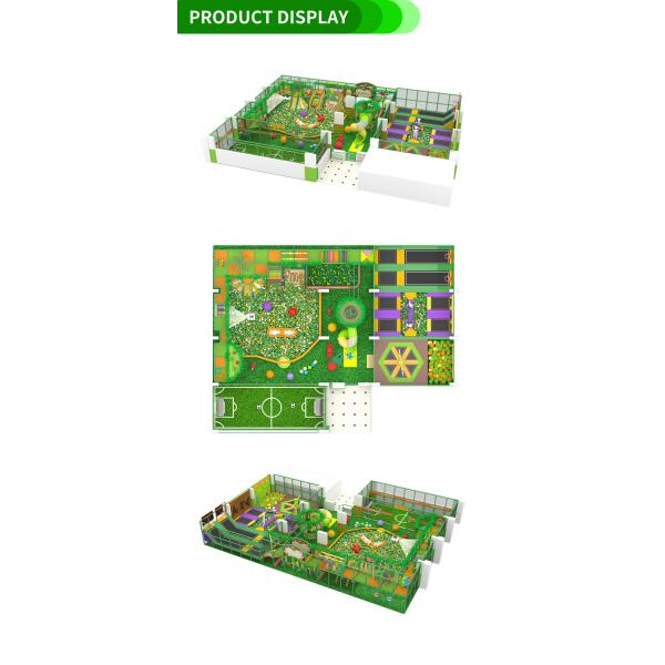 Soft Playland Children's Grassland Theme Commercial Indoor Playground Party Soft Playground Park