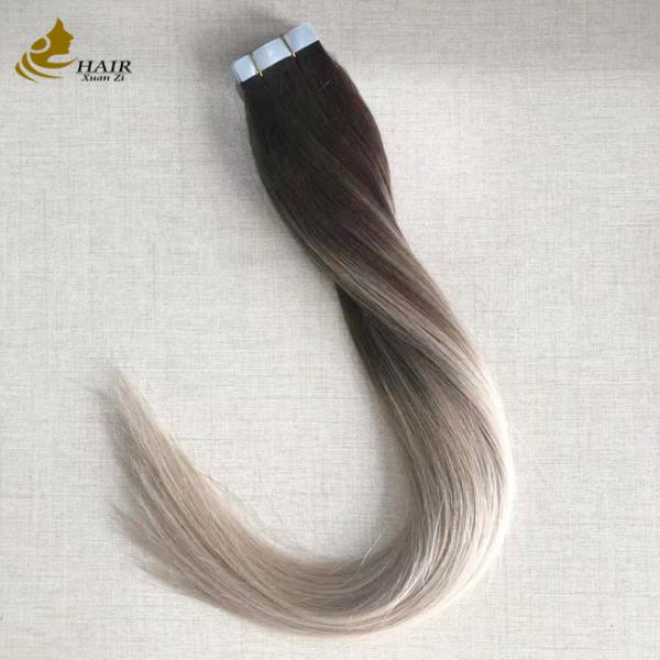 4/18 Color Tape In Hair Extensions Straight Virgin Human Hair