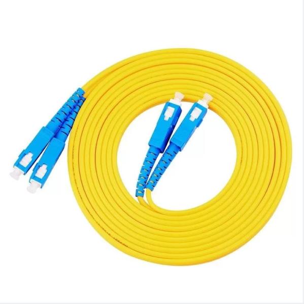OM2 OM3 OM4 Fibra Óptica Cordão LC SC Monomodo Multimodo Fibra Patch Cable