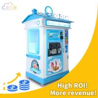 Máquina de venta de helados comercial de centro comercial L126*W100*H266cm Tamaño