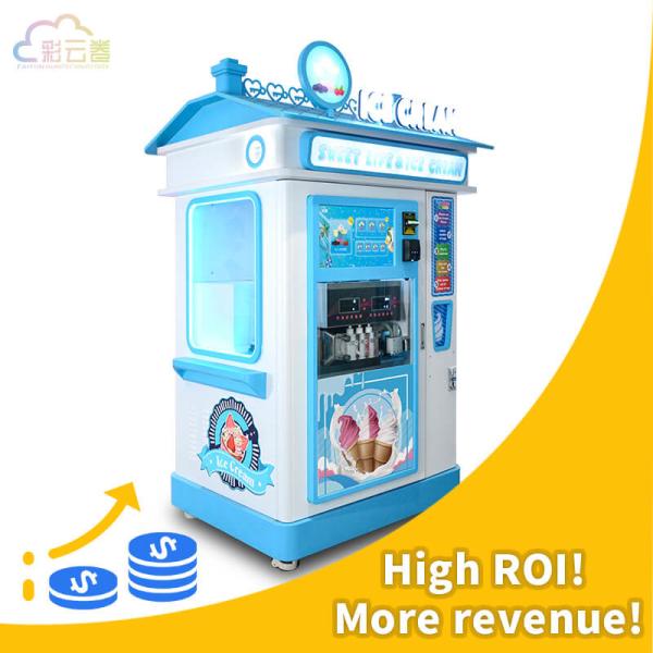 Machine à vendre de crème glacée commerciaux L126*W100*H266cm Taille