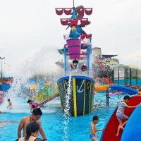 Équipement de jeux d'eau en extérieur pour les navires pirates