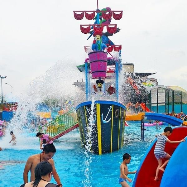 Fibra de vidro parque aquático navios piratas equipamento de jogo piratas para parque aquático