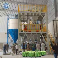Automatic Weighing Dry Mortar Mixing Plant Wall Putty Plaster Skim Coat Sand Cement Mixer Tile Adhesive Glue Grout Making Machine