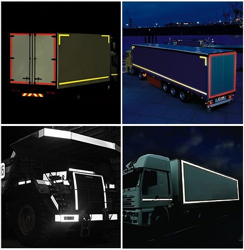 DOT Reflective Tape And ECE Reflective Tape For Heavy-duty Vehicle