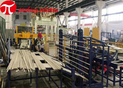Máquina de embalagem da tubulação do PVC do PE da automatização que recolhe prendendo com correias a linha comprimento de 2000mm/3000mm