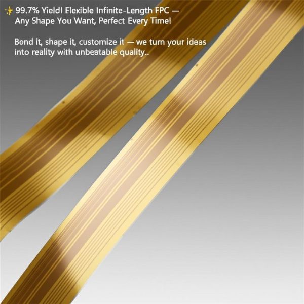 FPC Die‑cutting FPC 2835-12V-240D-40R(1206)-25/50-9.6Mm  Flexible Printed Circuit Board