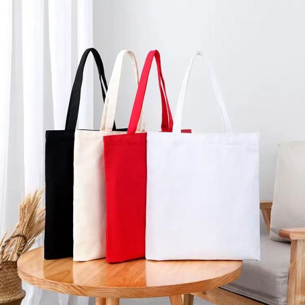 Lining Material Canvas Hot Recycled Plain Cotton Shopping Bag Advertisement Tote Bag For Promotion