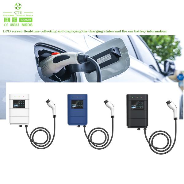 CTS 16A 32A 7KW 11KW 22KW Véhicule électrique Chargeur AC mobile pour véhicules électriques domestiques