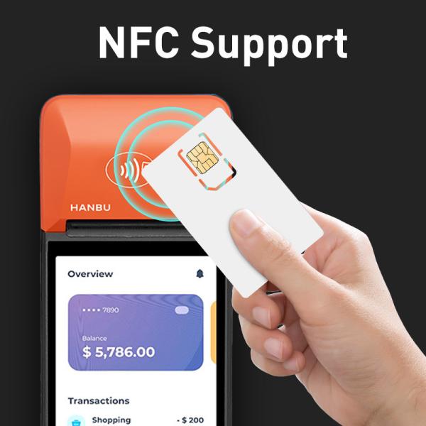 Android 14 Handheld POS Terminal 5.99 Inch Bluetooth POS Machine 3GB Ram 32GB Rom
