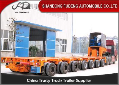 16 Axles 8 Line Hydraulic Modular Heavy Equipment Trailers Large Generator Transport