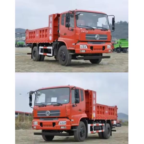 Dongfeng 6 cilindros Euro II Peso de contención 6400KG Tanque de combustible de acero 4x2 Camión de descarga