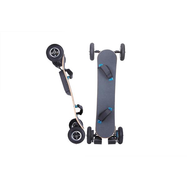 8 Inch Portable Electric Skateboard 1650w*2 Motor 7 PLY Maple Deck Material
