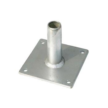 Os acessórios personalizados do andaime apoiam suportar a base Jack Base Plate