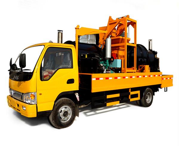 JAC 4X2 Truck Mounted Asphalt Patch Plant Road Building Machinery For Pavement Maintenance