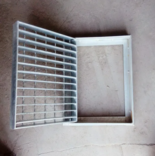 Galvanized Heavy Duty Steel Grating Drain Cover - Corrosion Resistant Metal Channel Grating