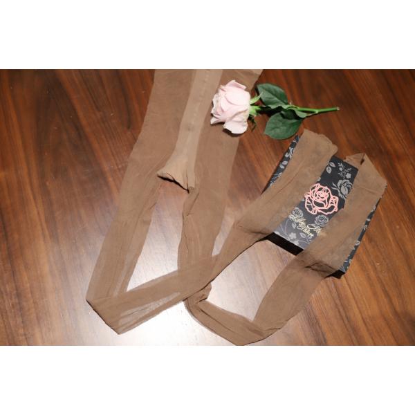 Antibacterial Patterned Thigh High Stockings Pure Silk Stockings