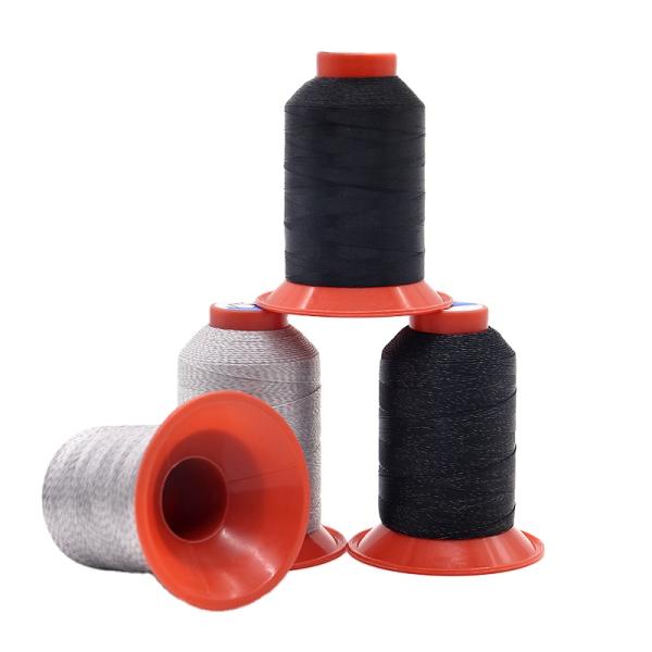 210D 3 Стальная длинная проводящая волокна швейная нить для обуви Диван Гармет Кожа швейная