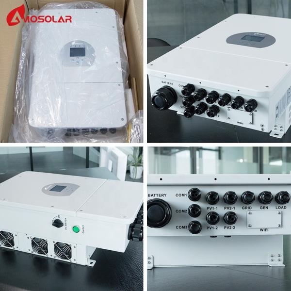 Stable Output Voltage Deye Hybrid Solar Inverter 5kw 6kw 8kw 10kw12kw 3 Phases EU 12kw