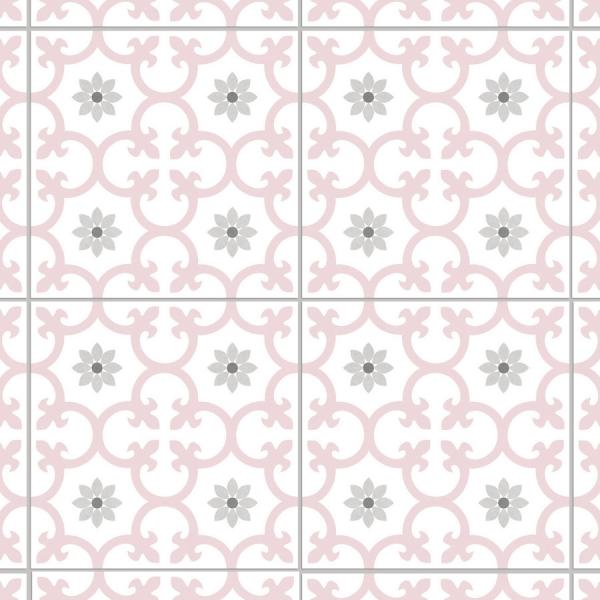 250x250mm Pink Ceramic Rustic Tile for Kitchen Bathroom