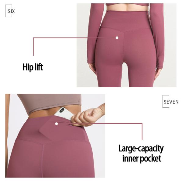 Long Sleeve Two Piece Yoga Outfits Moisture Wicking Yoga Pants And Tops Sets