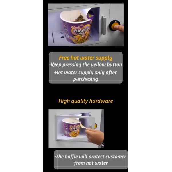 Máquina de venda automática esperta do chá imediato do copo com sistema de fonte fervido da água