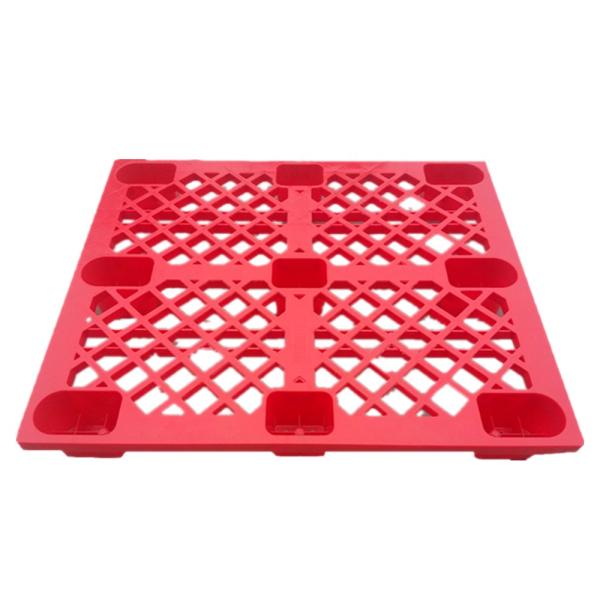 4-Way Entry Euro Type Single Faced Plastic Pallet without Recycling for One Way