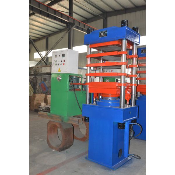 Column Type Table Tennis Racket Vulcanizing Machine with 1.40 MN Clamping Force, 220°C Heating Temperature, and Full-Automatic Control