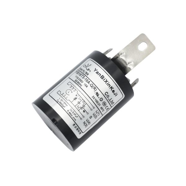 filtro da fase monofásica da C.A. do filtro de ruído de EMI Filter Solder Lug Terminal da capa de plástico 16A