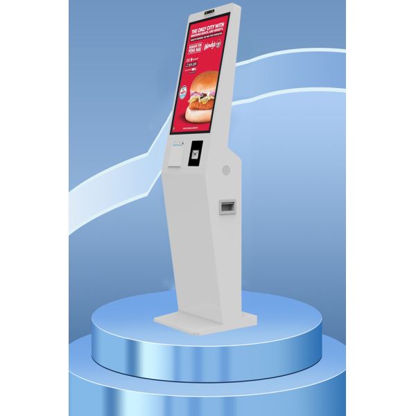 32 Inch Indoor Windows Restaurant Food Self Order Machine Upright All-In-One SDK for Payment Kiosk