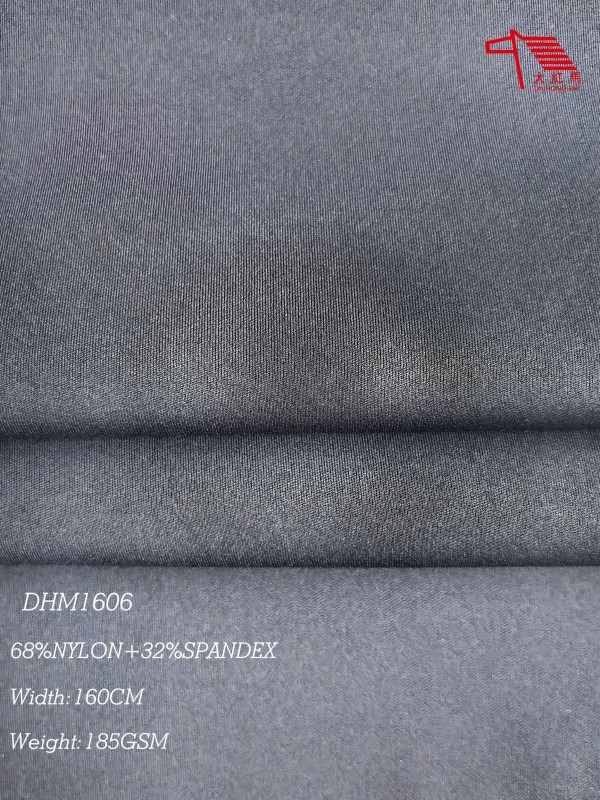 185GSM 4 Way Stretch Knit Fabric 68% Nylon 32% Spandex for Activewear