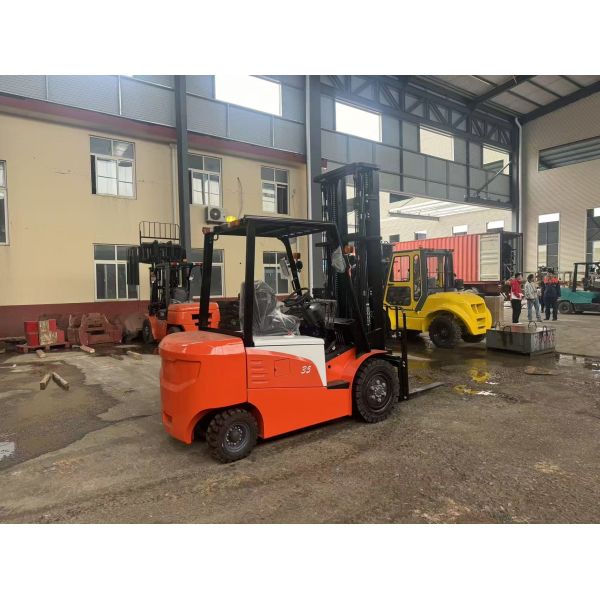3.5 Ton Heavy Duty Electric Forklift CPD35 Dual Drive AC Motor 8 Hour Continuous Industrial Battery Counterbalance Truck