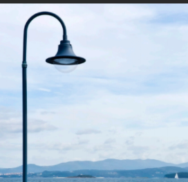 Luz de jardín LED de aluminio, 60W, colgante, para la costa