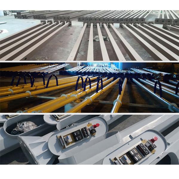 solar street lamp pole 3-12 meters single/double arm for outdoor lighting solutions