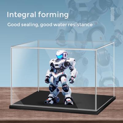 Light Duty Transparent 5 Sided Acrylic Display Box Custom Collectibles Display Case