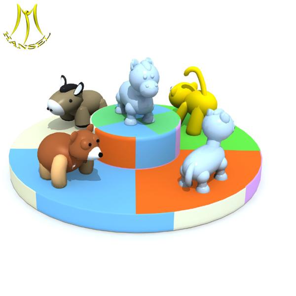 Hansel  soft outdoor playground equipment for kid animal carousel