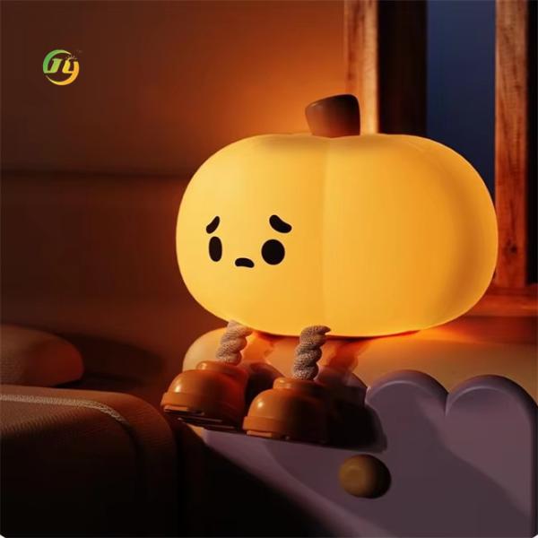 Современный подвесный светильник Милая и интересная Силиконовая тыквенная лампа для ресторана