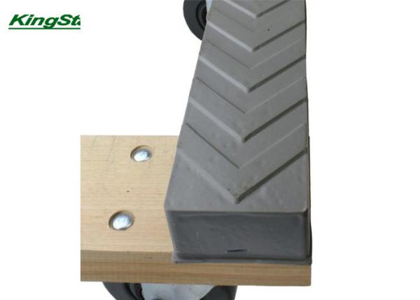 Rubber Caps Heavy Duty Furniture Dolly Open Frame Construction , 4 TPR Wheels