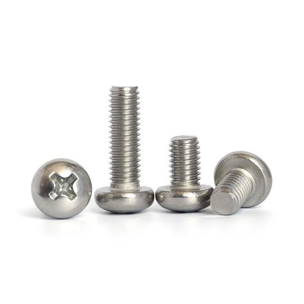 316 Stainless Steel Head Screws Pan Type Size M2-M8 DIN7982 JIS