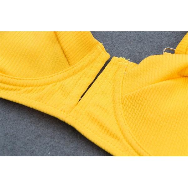 2019 New Summer Women Solid Bikini Set Push-up UnPadded Bra Swimsuit Swimwear Triangle Bather Suit Swimming Suit biquini