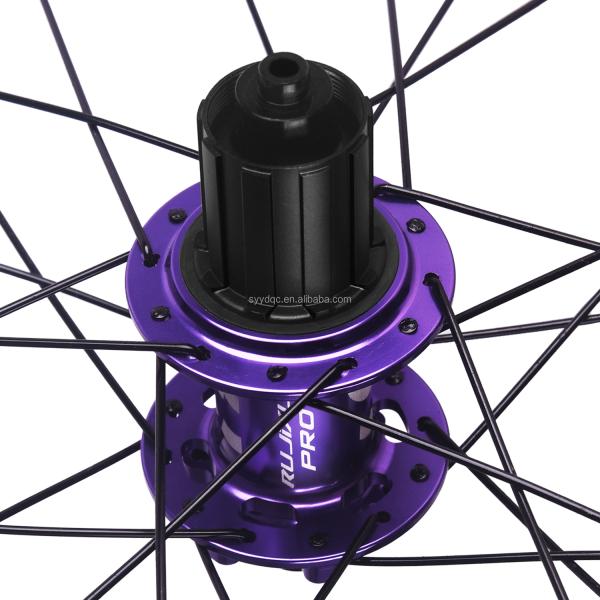 Purple 20 Inch Bike Wheelset Disc Brakes 20
