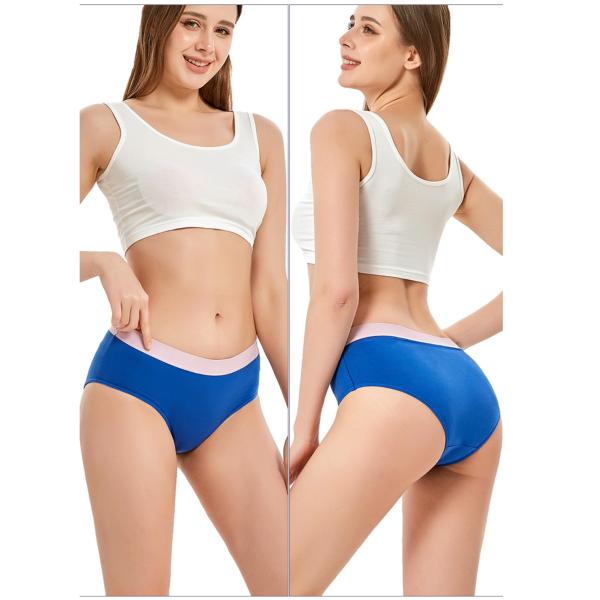 Period Underwear For Teen Period Panties Heavy Flow Organic Cotton Mid Waist Teenagers Panty
