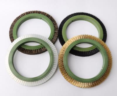 Pig Hair Brush Wheels For Finishing Machine Textile Dyeing Machine