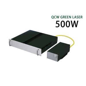 Láser de fibra verde de nanosegundo de modo único con láser de fibra QCW integrado de 500 W