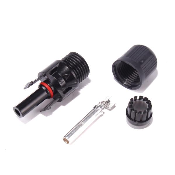 30A Solar PV Connector IP67  Waterproof 1500V DC Electrical 4mm Wire