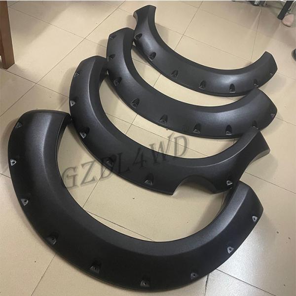 Textured Black Wheel Arch Flares For Nissan Navara D40 05-14 4 Doors