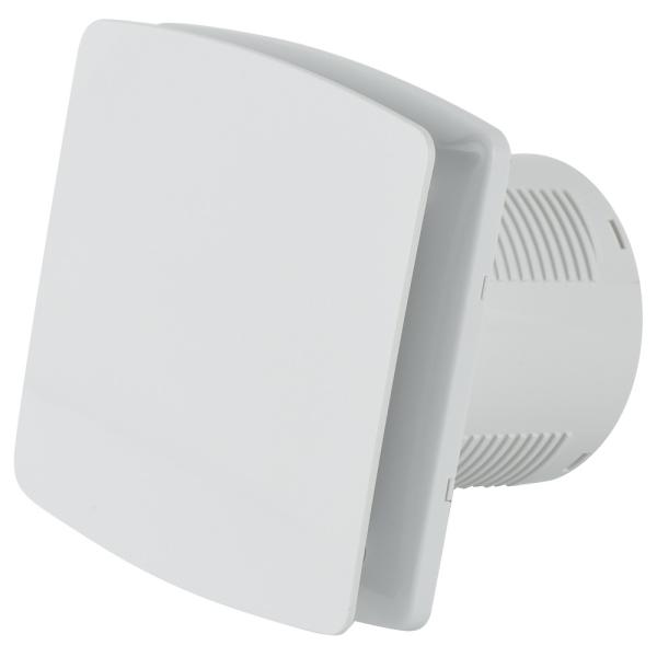 Plástico 4 polegadas 100mm Banheiro LED Luz Parede montada Fano de escape Extrator de ar Fano